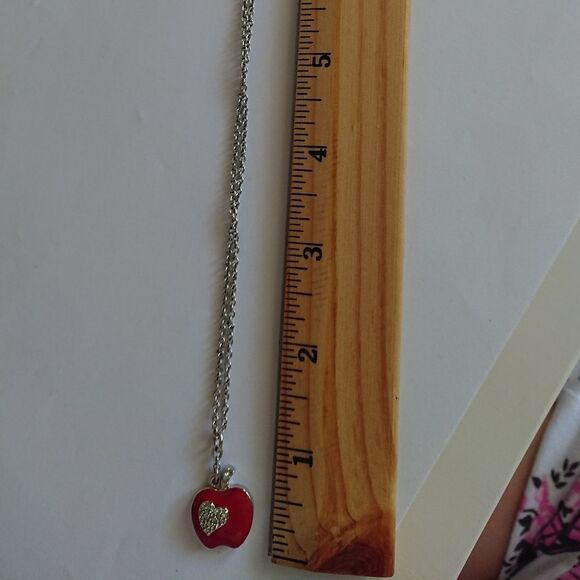 Swarovski apple and heart necklaces - Picture 2 of 6